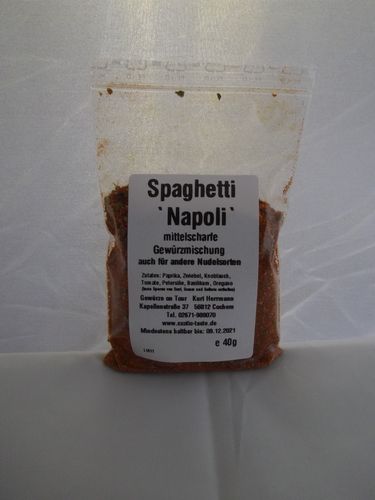 Spaghetti Napoli mittelscharfe Gewürzmischung 40g