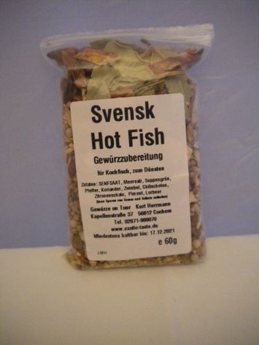 Svensk Hot Fish Gewürzzubereitung 60g