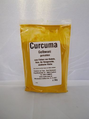 Curcuma gemahlen 50g
