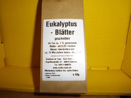 Eukalyptusblätter geschnitten 50 g