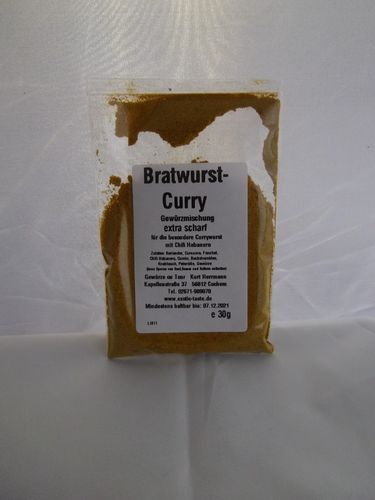 Bratwurst Curry Gewürzmischung 30 g