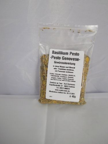 Basilikum Pesto (Pesto Genovese) Gewürzzubereitung 40g