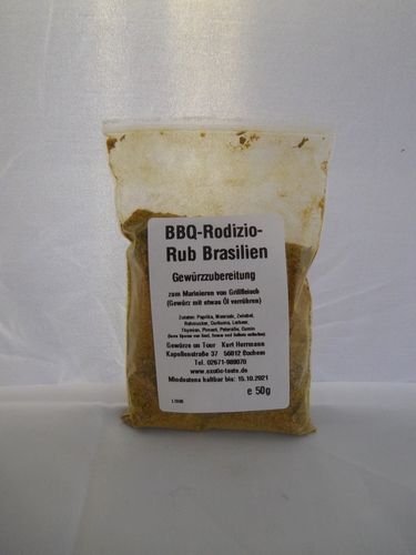 BBQ-Rodizio-Rub Brasilien Gewürzzubereitung 50g