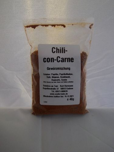 Chili-con-Carne Gewürzmsichung 40g