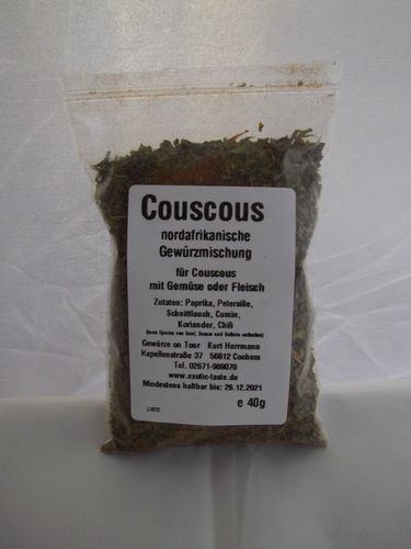 Couscous nordafrikanische Gewürzmischung 40g