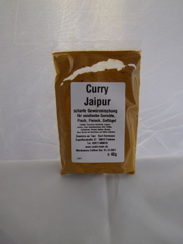 Curry Jaipur scharfe Gewürzmischung 40g