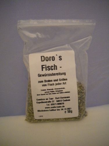 Doro's Fisch Gewürzzubereitung 50g