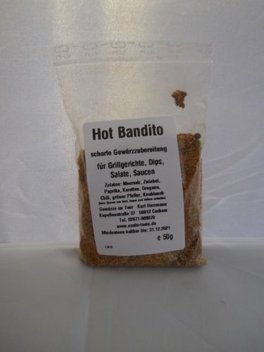 Hot Bandito scharfe Gewürzzubereitung 50g