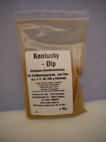 Kentucky-Dip Grillsauce-Gewürzmischung 40g