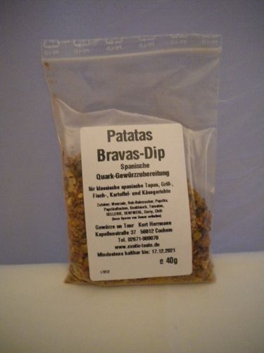 Patatas Bravas-Dip Spanische Quark-Gewürzzubereitung 40g