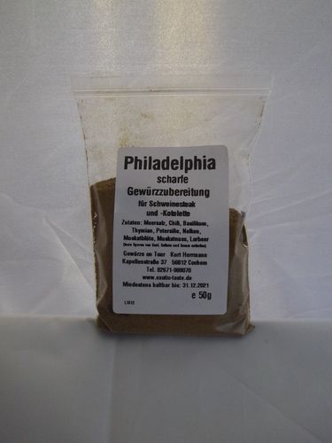 Philadelphia scharfe Gewürzzubereitung 50g