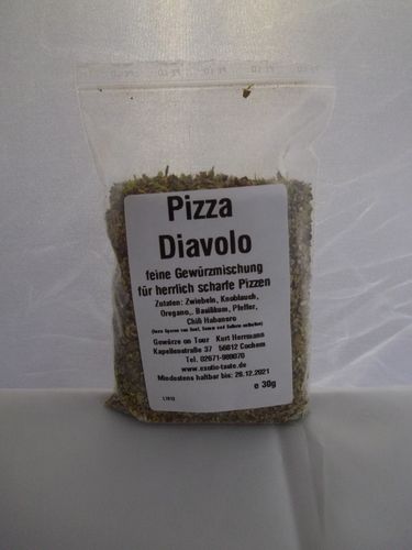 Pizza Diavolo feine Gewürzmischung 30g