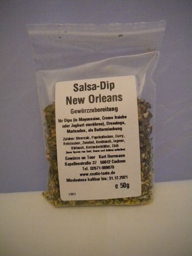 Salsa-Dip New Orleans Gewürzzubereitung 50g