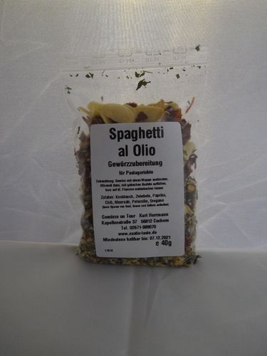 Spaghetti al Olio Gewürzzubereitung 40g