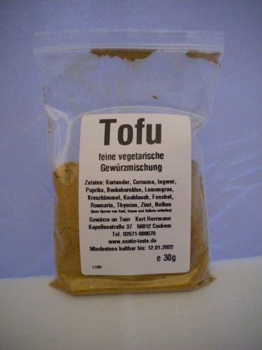 Tofu feine vegetarische Gewürzmischung 30g
