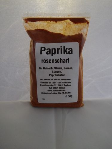 Paprika rosenscharf 50g