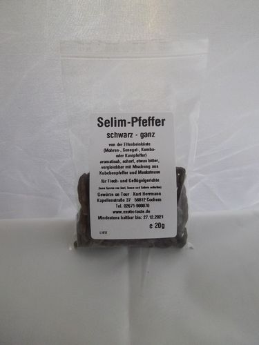 Selim-Pfeffer schwarz-ganz 20g