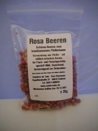 Rosa Beeren Schinus-Beeren 20g
