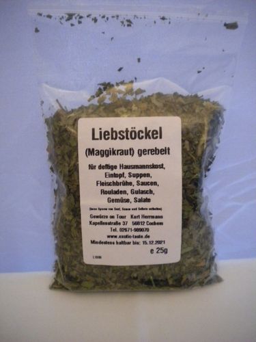 Liebstöckel (Maggikraut) gerebelt 25g