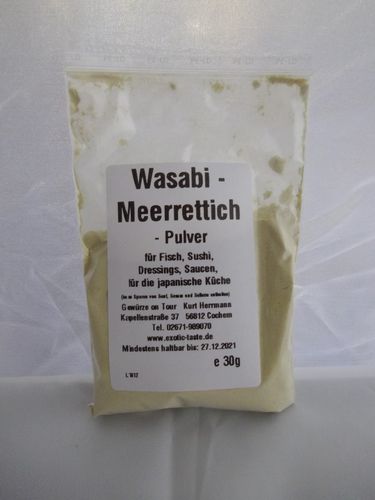Wasabi-Meerrettich Pulver 30g