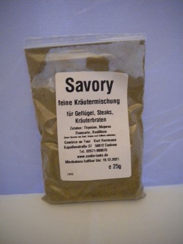 Savory feine Kräutermischung 25g