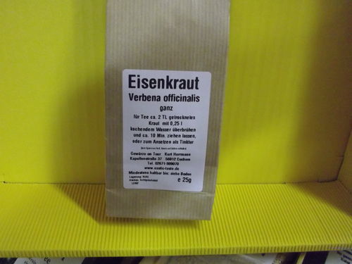 Eisenkraut - Verbena officinalis - ganz 25 g